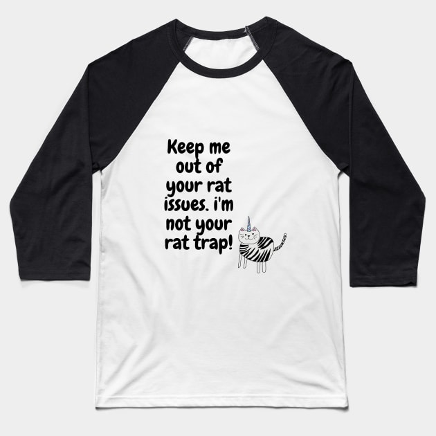 cat Baseball T-Shirt by Elite Smart ware